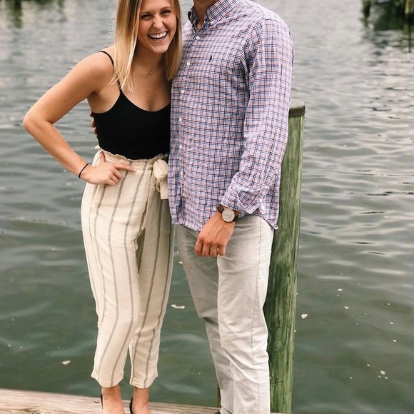 H&M Paper Bag Style Linen Pants - Picture 4 of 4